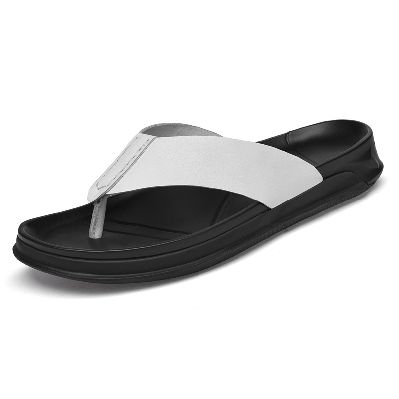 Flip Flop Leather Men - Мужские летние сандалии из натуральной кожи