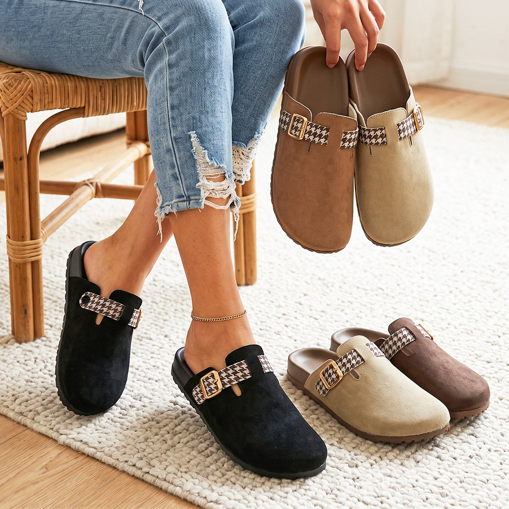 Espadrille Slip On - Женские мюли с закрытым носком, большие